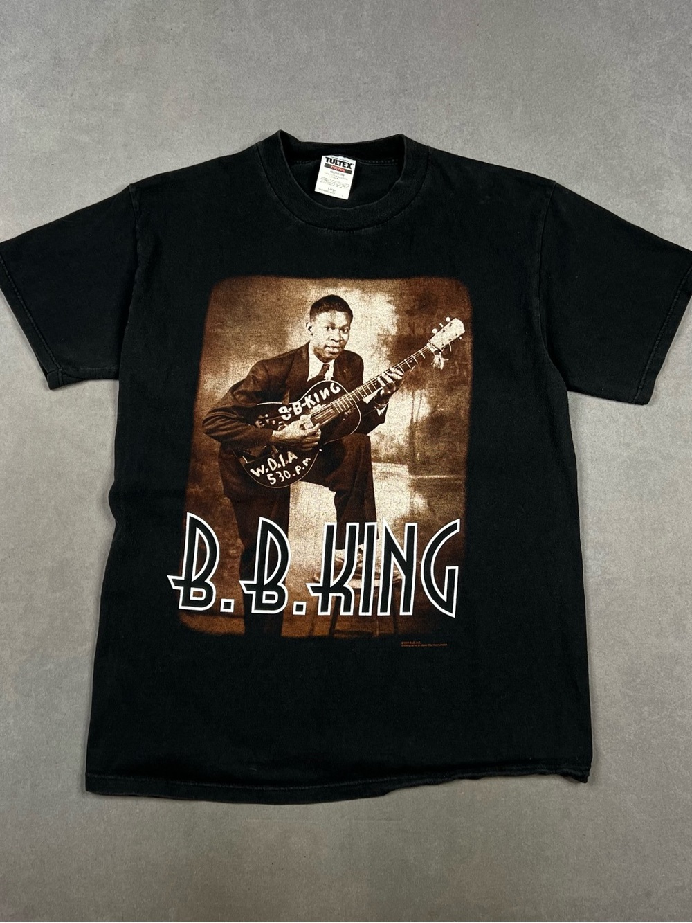 Vintage B.B. King Graphic Tee - Black 1996 Band Shirt Rare